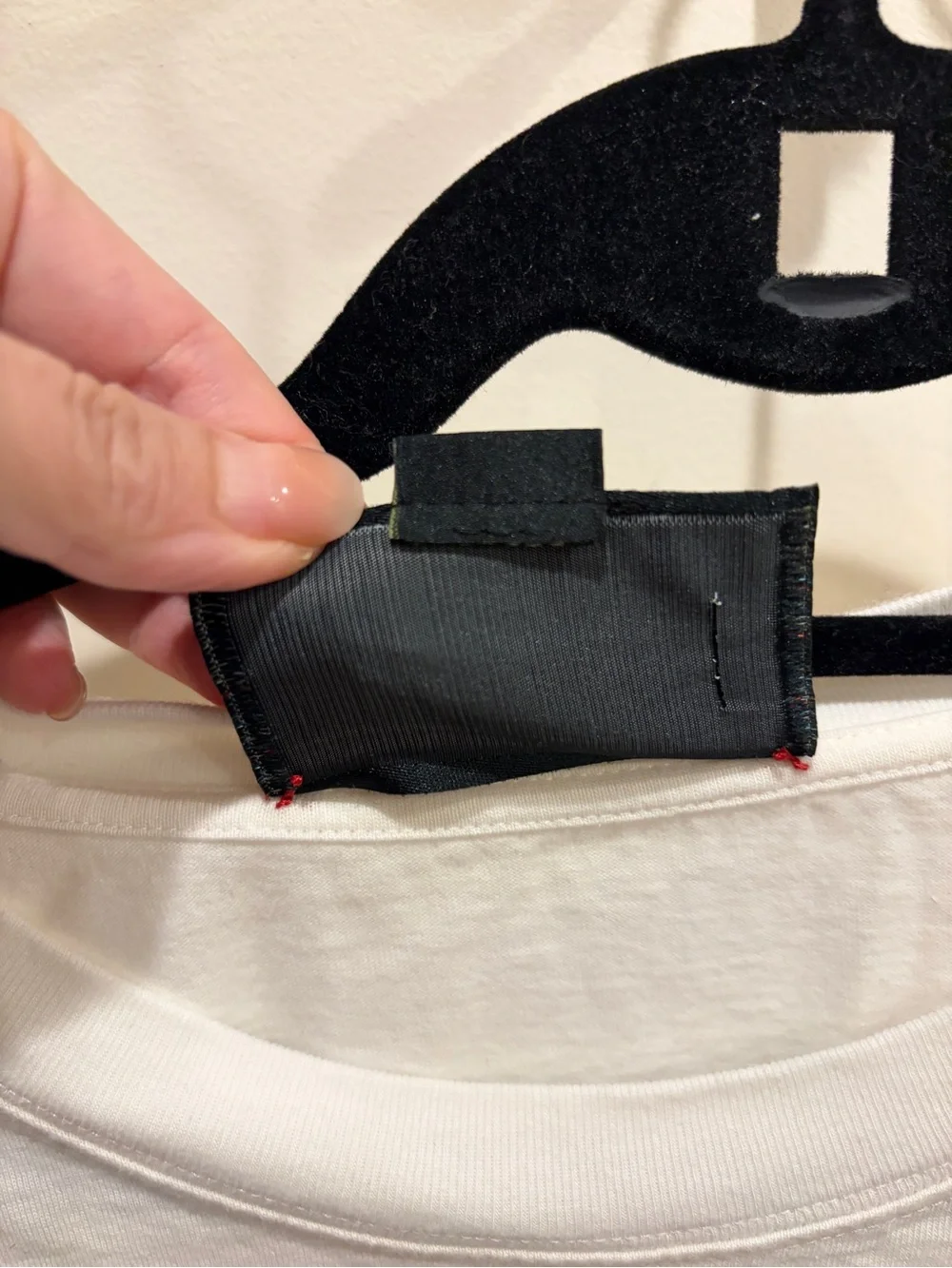 Gucci White Tee with Blue Logo and Doraemon Graphic